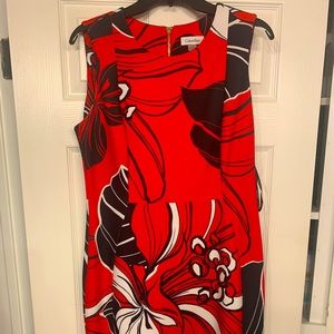 NWT Calvin Klein sleeveless dress.